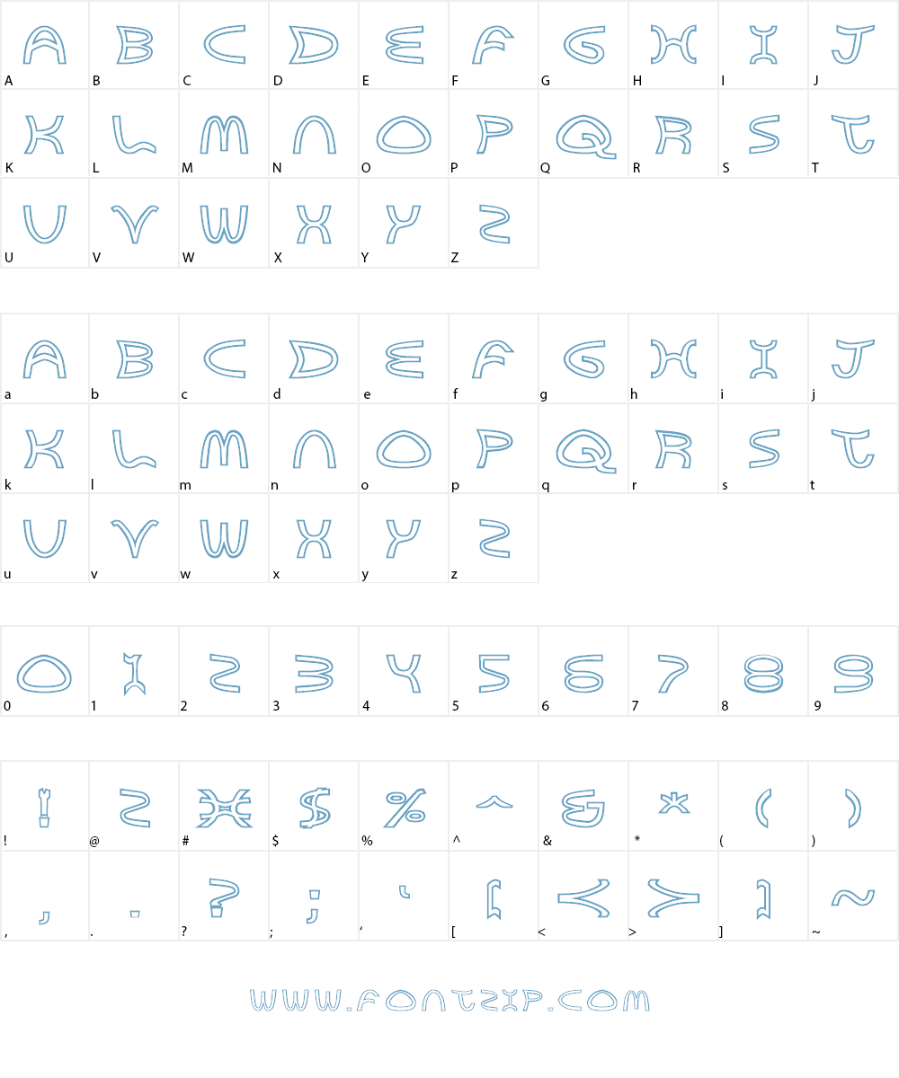 Golden Arches Font Character